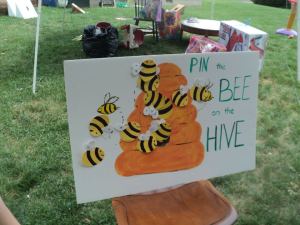 Pin the bee on the hive! 